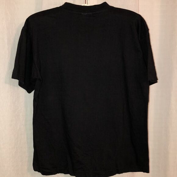 S Seamless LA TOUR EIFFEL Mock Neck Short Sleeve 💯 Cotton Tee - Picture 2 of 9